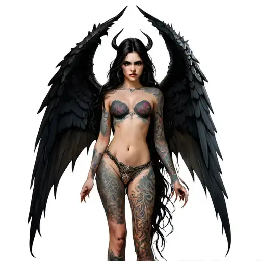 Lilith Diablo 4 Full Body With Wings