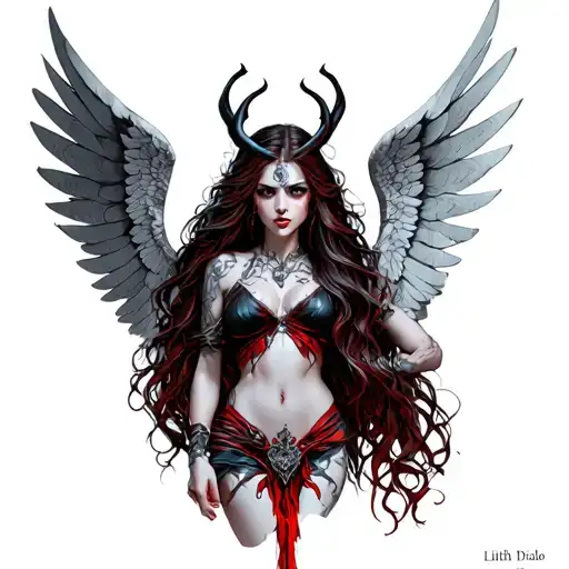 Lilith Diablo 4 With Wings