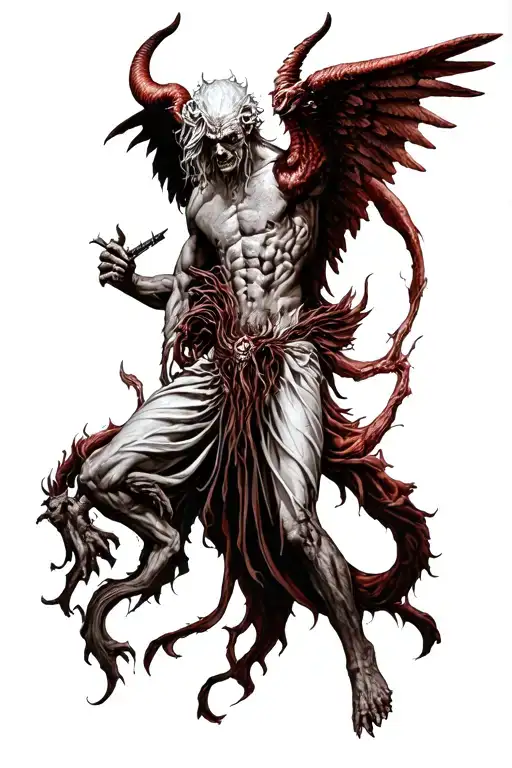 Arhcangel Micheal Slaying Satan