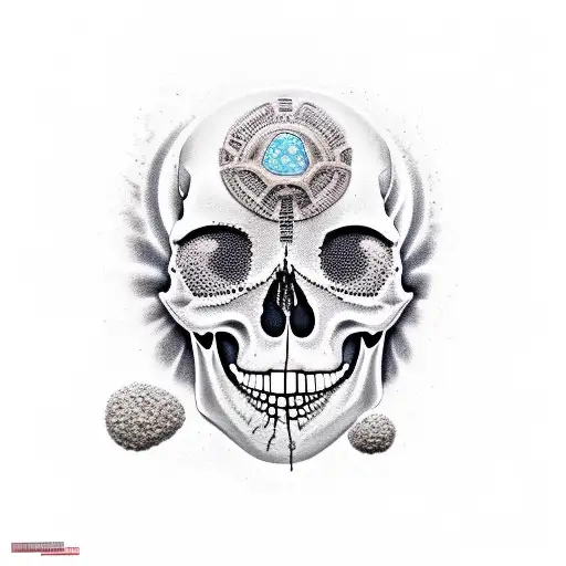House Glass Sand Turns Into Skull