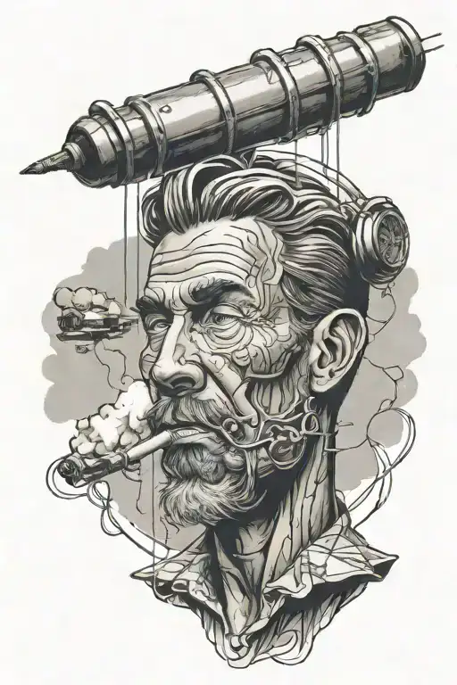 Power Lines And Cigar Smoke