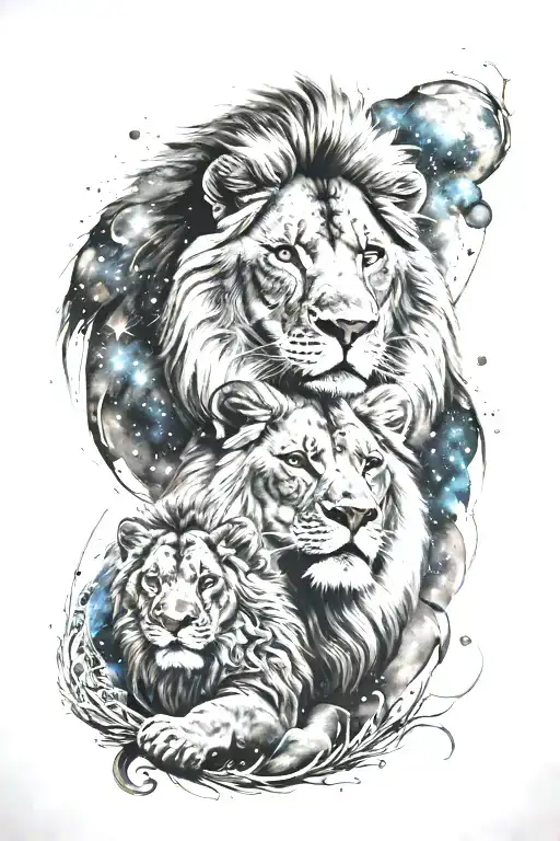 Galaxy And Lion