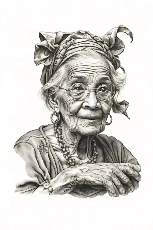 Grandma Coco Sitting