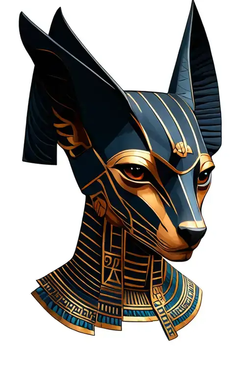Realistic Anubis Egiptian God