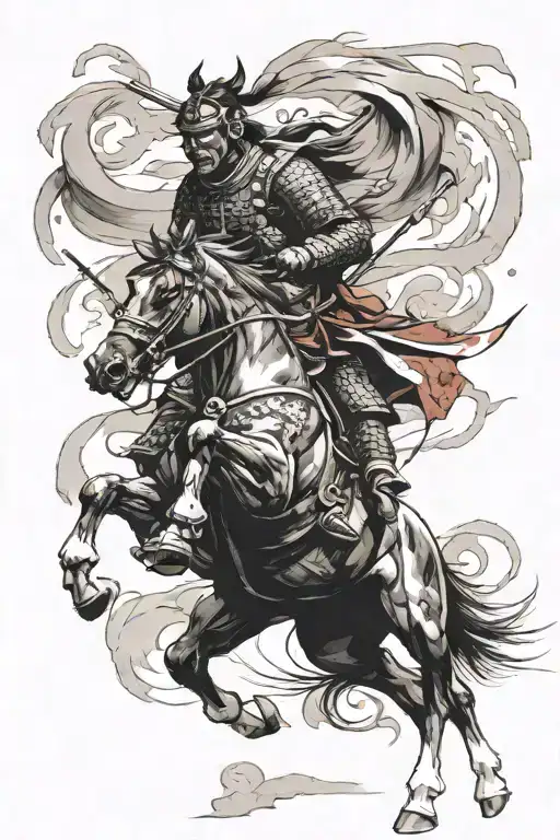 Samurai Horse Galloping