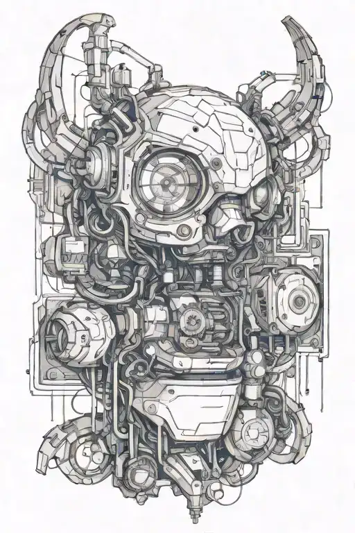 Draw A Sketch For A Tattoo Related To Cyber Topics 404 Should Appear