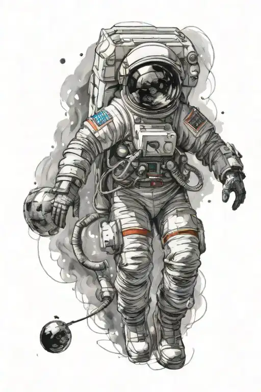 Astronaut Lost In Space