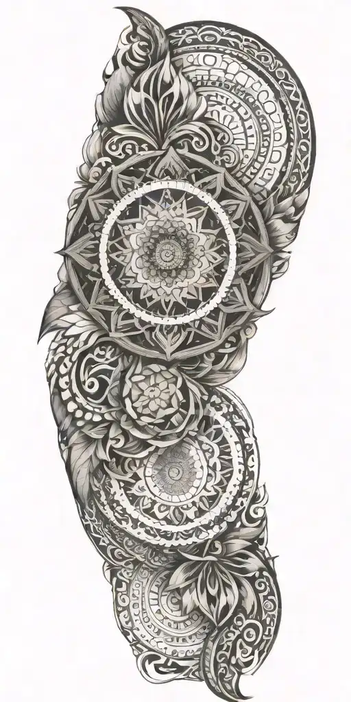An Intricate Mandala Design Representing Spiritual Enlightenment And Inner Peace