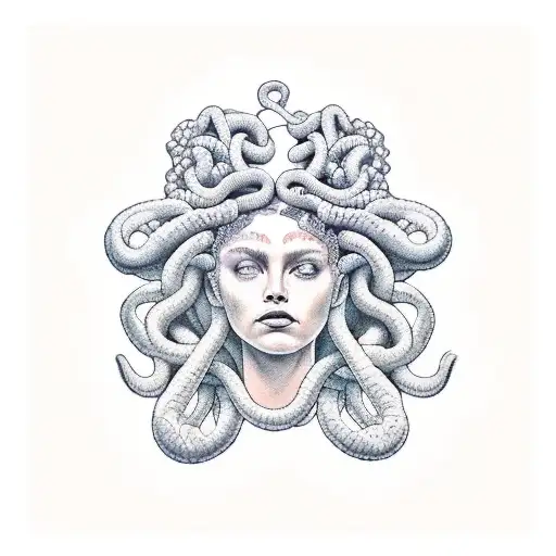 Medusa With Puff Bun Afriacn American