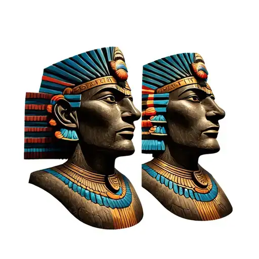 God Osiris And God Varacocha At Easter Island