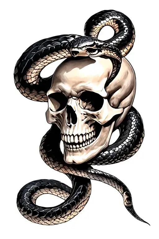 Skull And Snakes Slitering