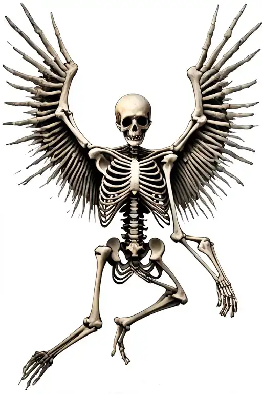 A Battlefield Of Skeletons Transforming Into An Army As God's Breath Brings Them Back To Life