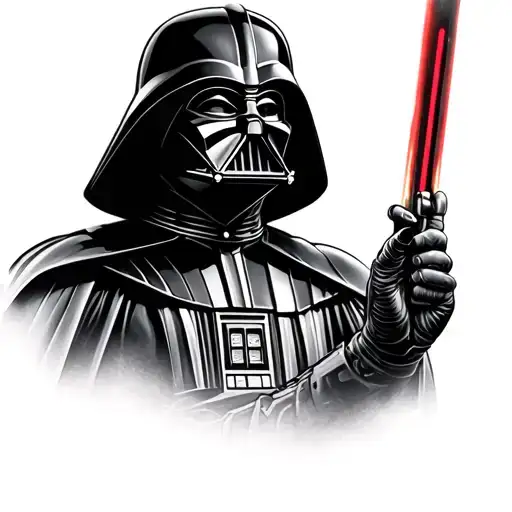 Darth Vader Chest Up Looking To The Left