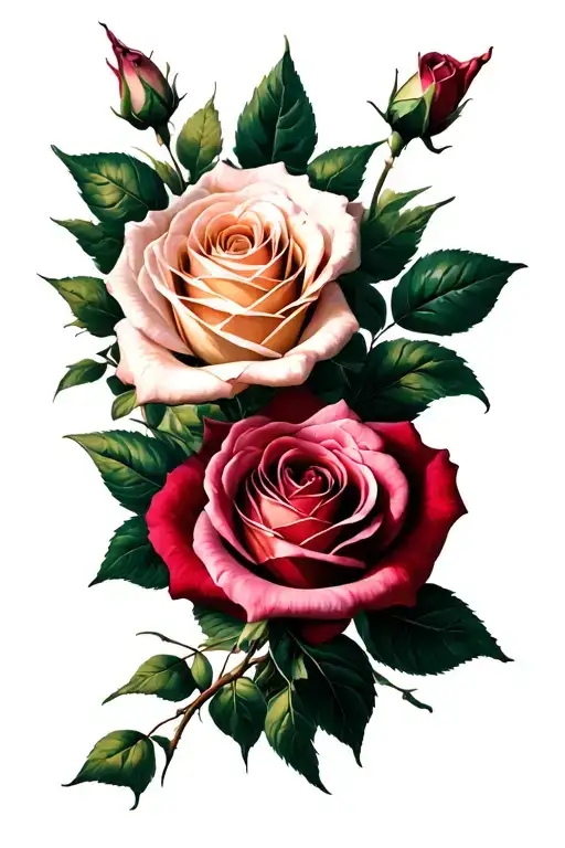 Roses Blooming