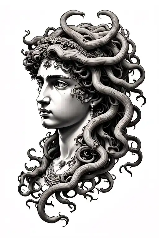 Head Of Medusa Greek Mythology