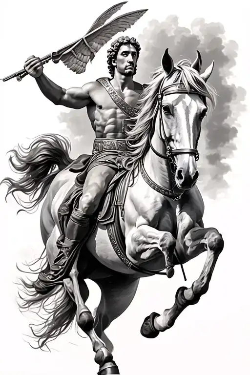 Alexander The Great On A Horse