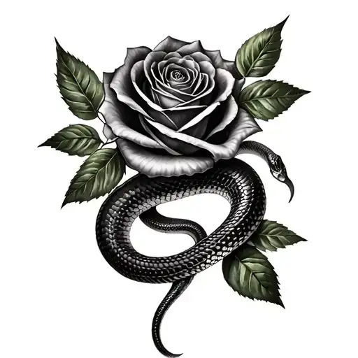 Snakes With Roses