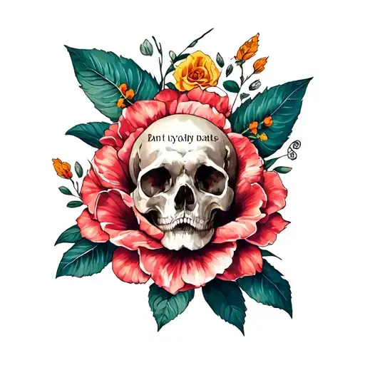A Tatoo Consising Of Important Dates Arranged