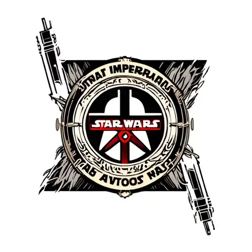 Star Wars Imperial Logo Surrounded