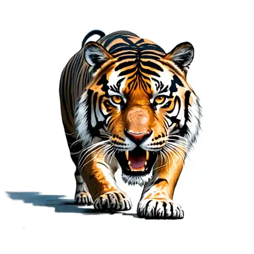 Tiger Walking