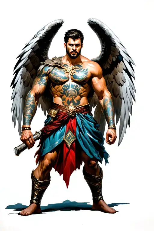 Gaurdian Angel Male Fighter Human