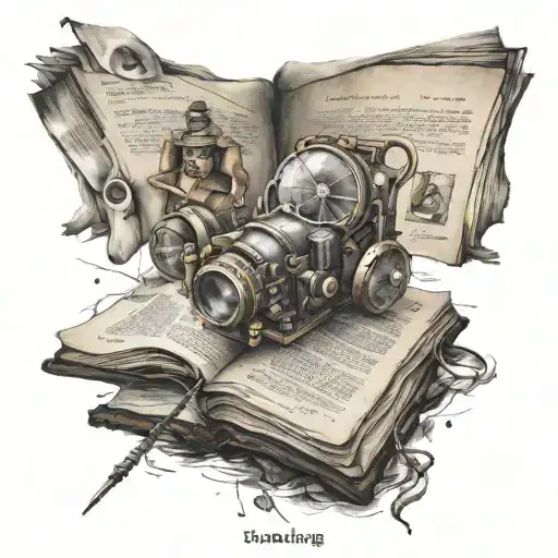 Reading Book And Film Direction Representing