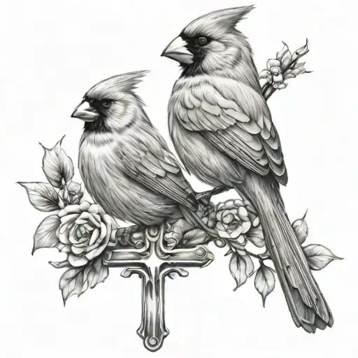 Cardinal And Cross