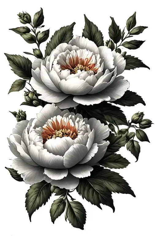 Honeysuckle And Peony