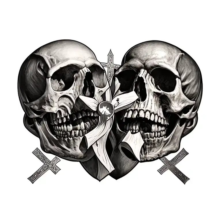 Skulls And Cross