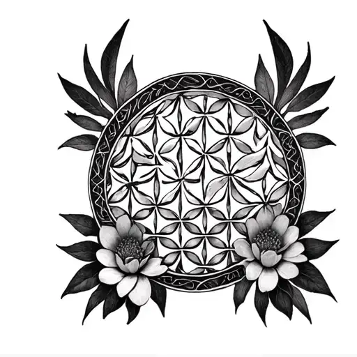 Flower Of Life Intertwined