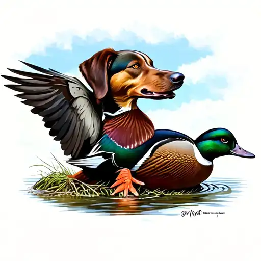 Nova Scotia Duck Hunting With Dog