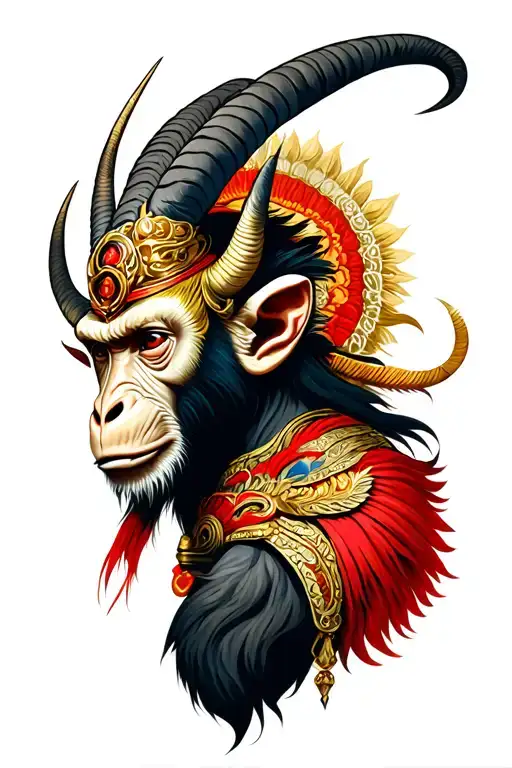 Monkey King And Capricorn