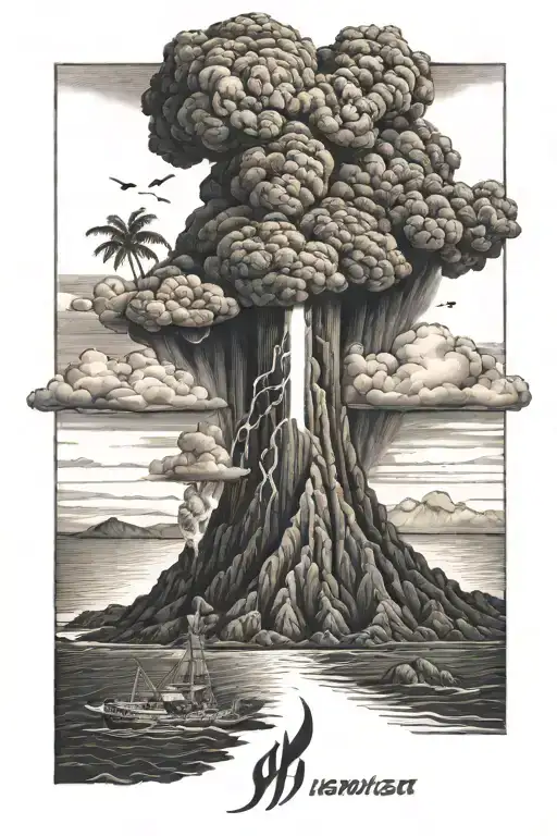 Hawaii Volcano Black