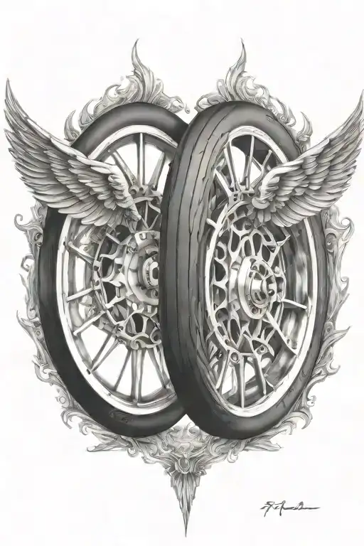 Wing Shaped Race Wheels
