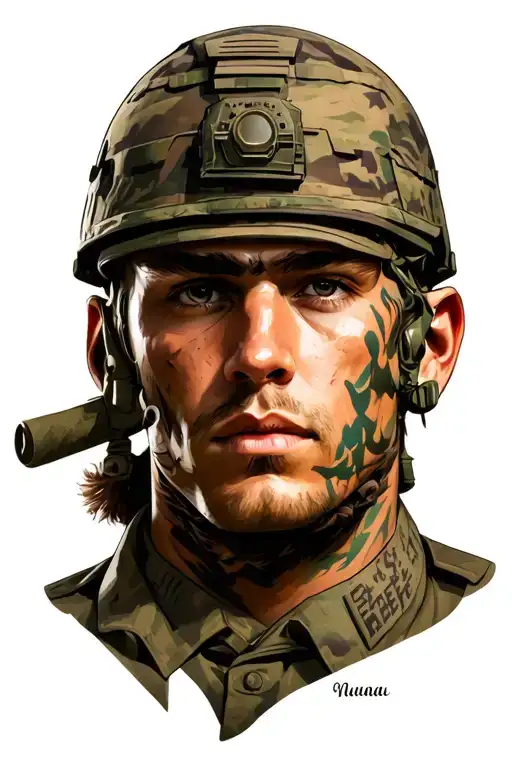 Soldier Face Made