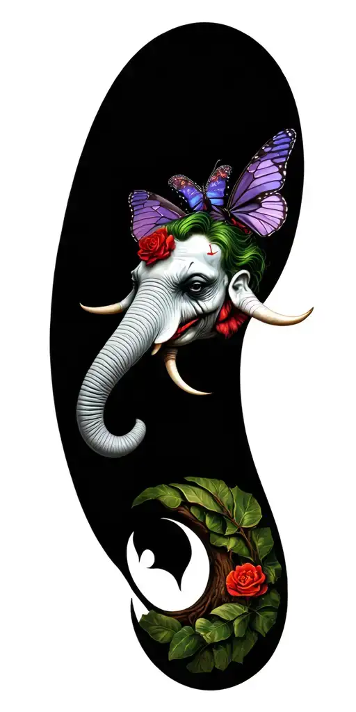 Elephantpoison Tree Medusabutterfly Maleficentsemicolon Joker