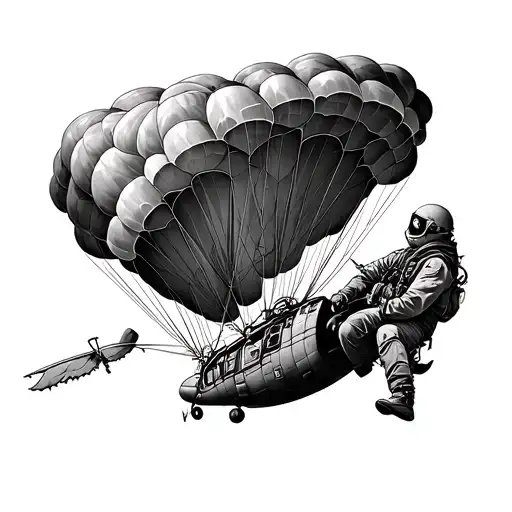 Parachutist Military Patent