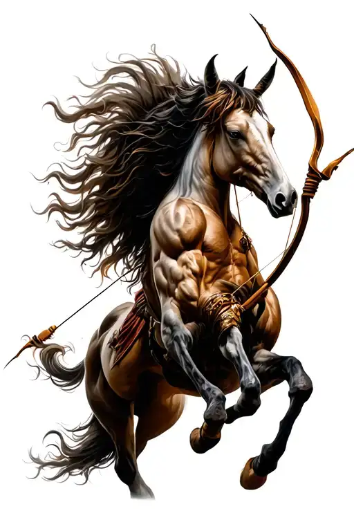 A Majestic Centaur Archer Coming
