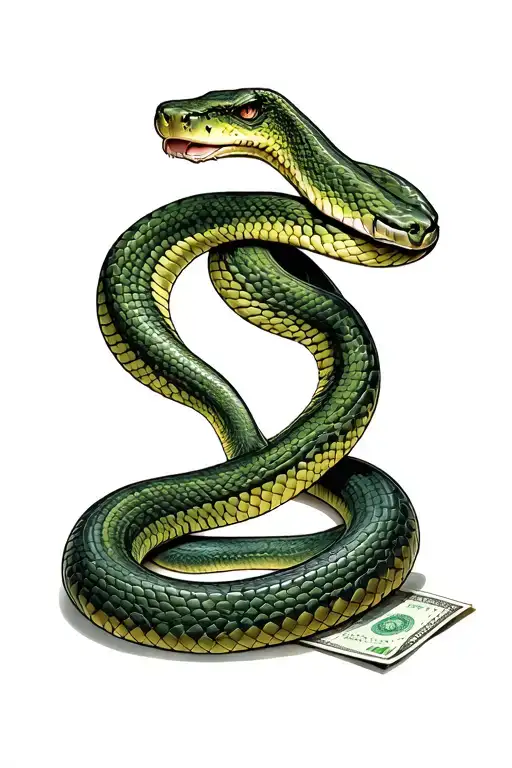 Snake And Money