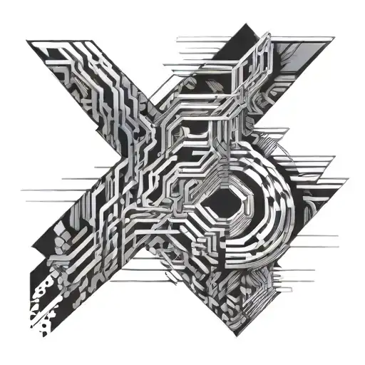 Abstract Geometric Design Inspired By Running Tracks