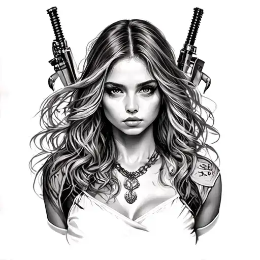 Badass Girl Dressed