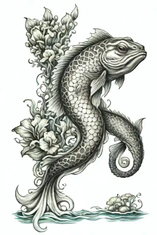 Aquatic Theme Leg Sleeve