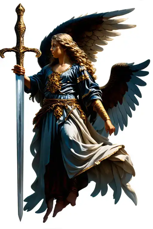 Guardian Angel With A Sword