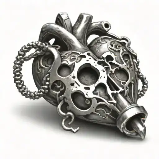 Human Heart Lock And Key