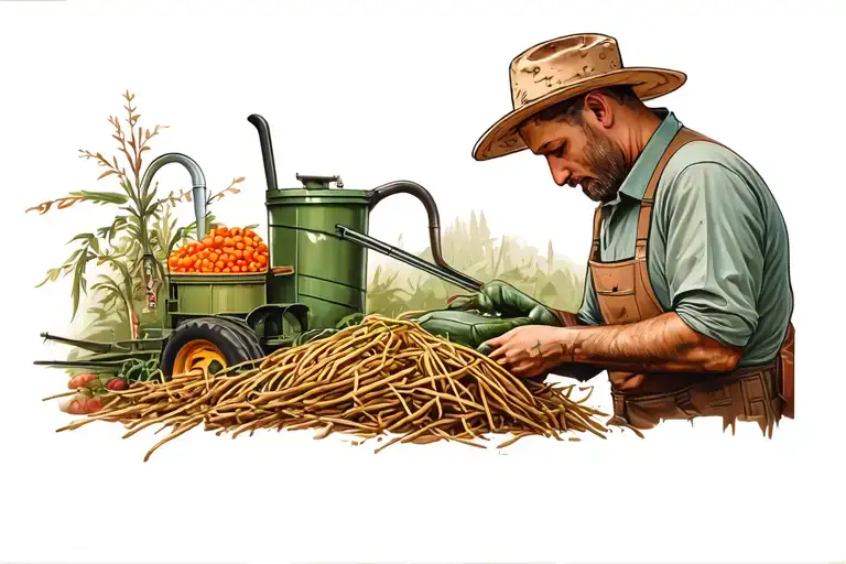 Farmer Tending