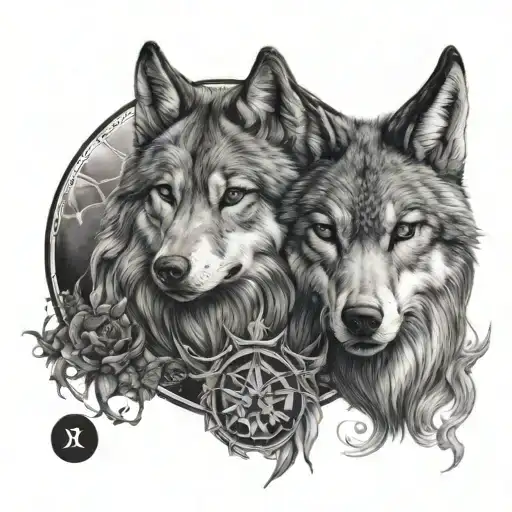 Loup Et Gemini Zodiac Sign