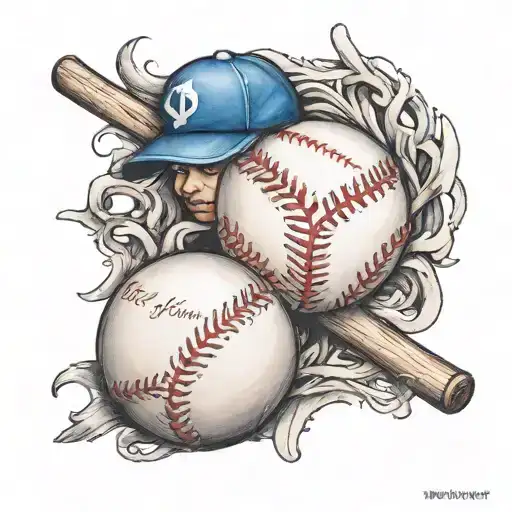 Baseball Stitches With Jio And Syre Names