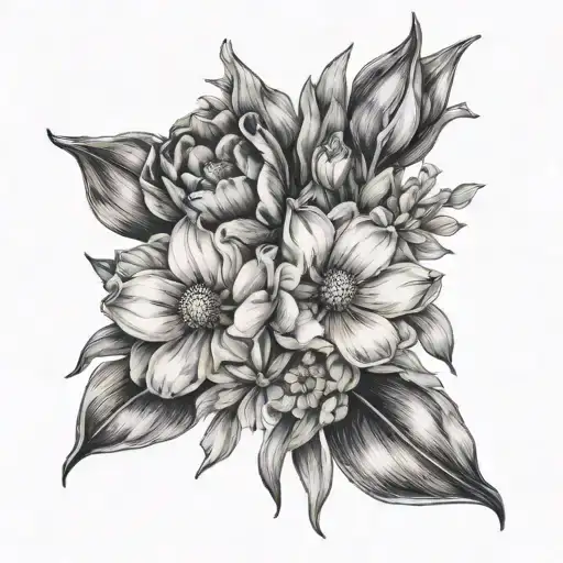 Tulips And Daisies
