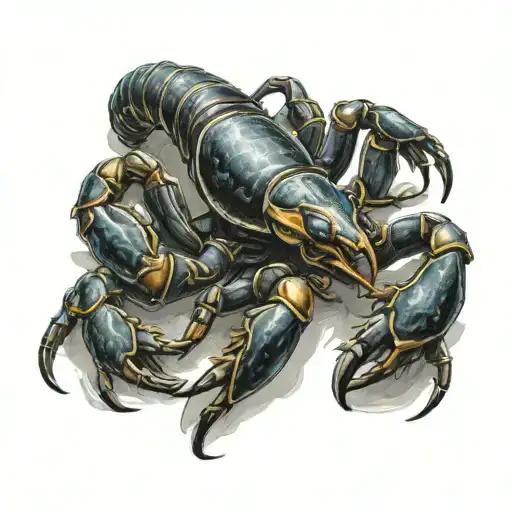 Scorpion With Open Claws