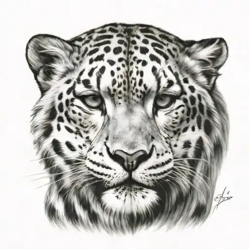 Snow Leopard And Genghis Khan